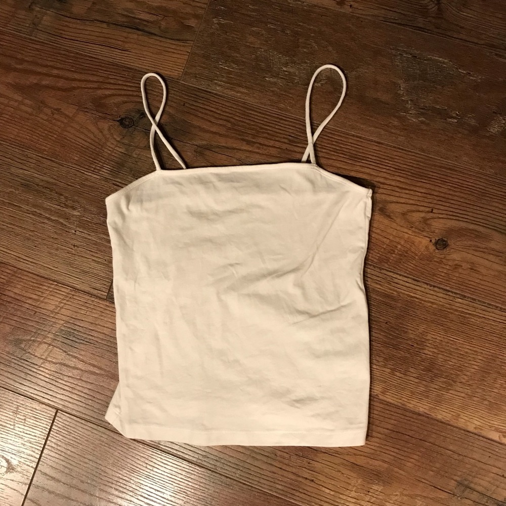 NWOT White crop tank